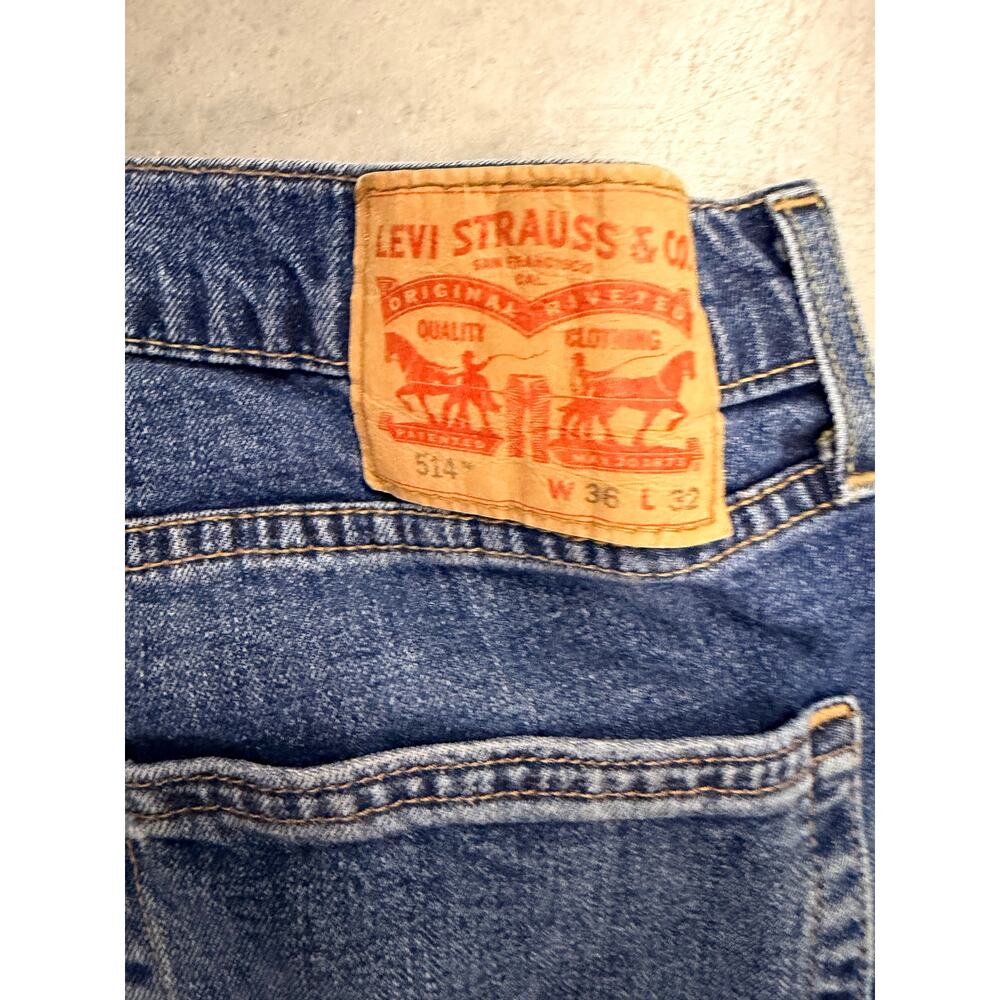 Levi's Mens 514 Jeans 36/32 - Picture 5 of 6